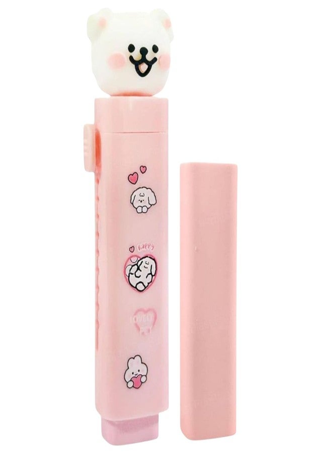 SAMVARDHAN Fancy Kawaii Cutter Style Erasers with Clutch Mechanism for Kids (Lovely Pet (Pack of 1))